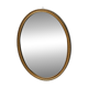 Gold oval mirror - mercury glass