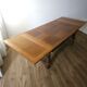 Oak dining table, DLG Charles Charles Dudouyt, 1950s