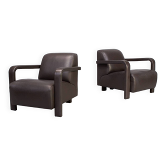 Fauteuil Hugo de Ruiter 'hemmingway' pour Leolux set/2