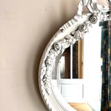 Antique stucco mirror