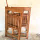 Pair of vintage folding chairs 1960's