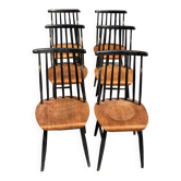 Set of 8 Fanett chairs by Ilmari Tapiovaara