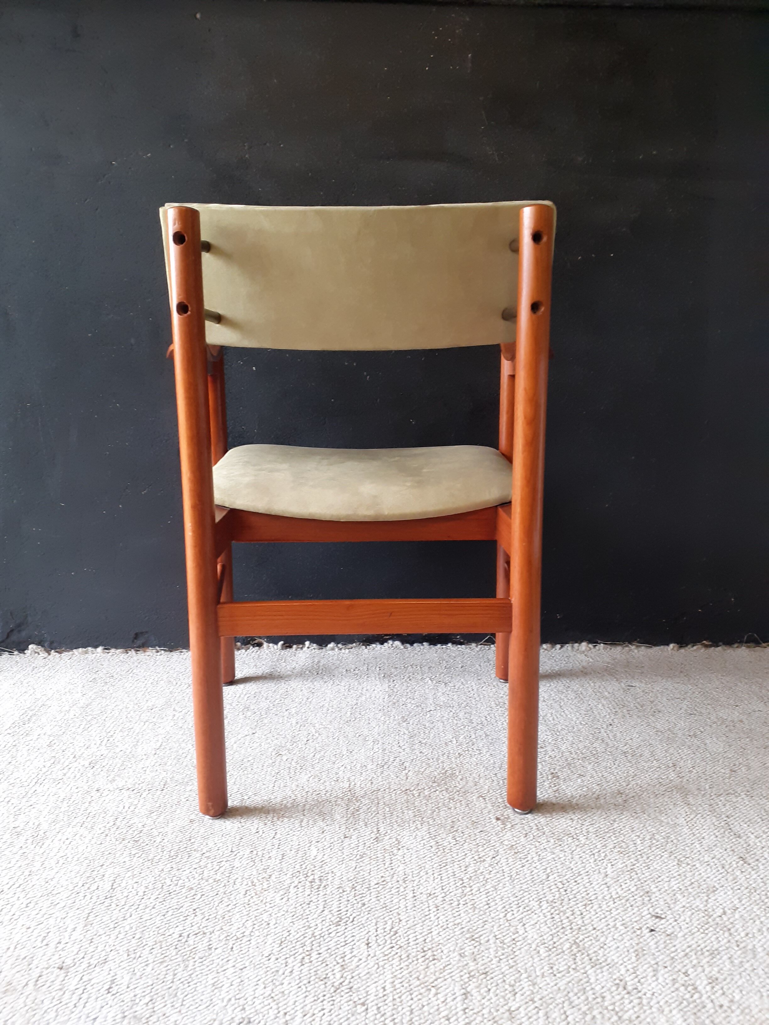 Vintage office chair, anise green
