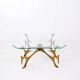 Table basse sculpturale dans le style de Fred Brouard