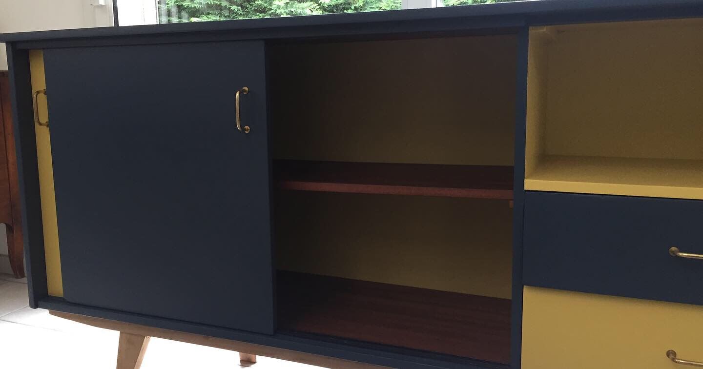 Vintage compass feet sideboard