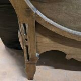 Antique carved wooden headboard, Louis XV style – early 20th century