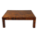Coffee table made of solid elm burl, patchwork, Belgium, 1990s