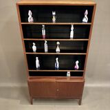 Large modular bookcase Scandinavian design 1950.