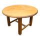 Table ronde chêne massif