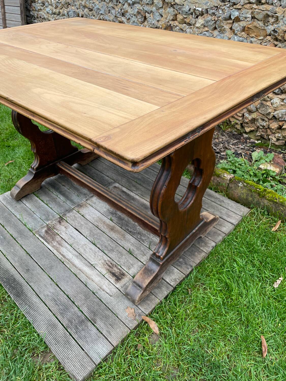Table de bistrot anglaise ancienne