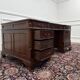 Bureau classique en cuir vert Partnerdesk