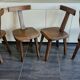 Set of 4 T chairs by Olavi Hanninen, 1960s