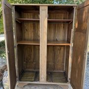 Art Deco solid wood wardrobe