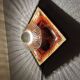 Vintage 1970s ceramic lava applied