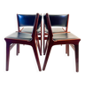 Set de 4 chaises danoises par erik busch pour nova