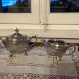 Ensemble sucrier et pot à lait