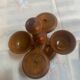 19th century boxwood salt cellar