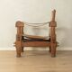 Brutalist Vintage Safari Armchair