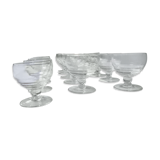 Set of 16 glasses/glasses including 10 large