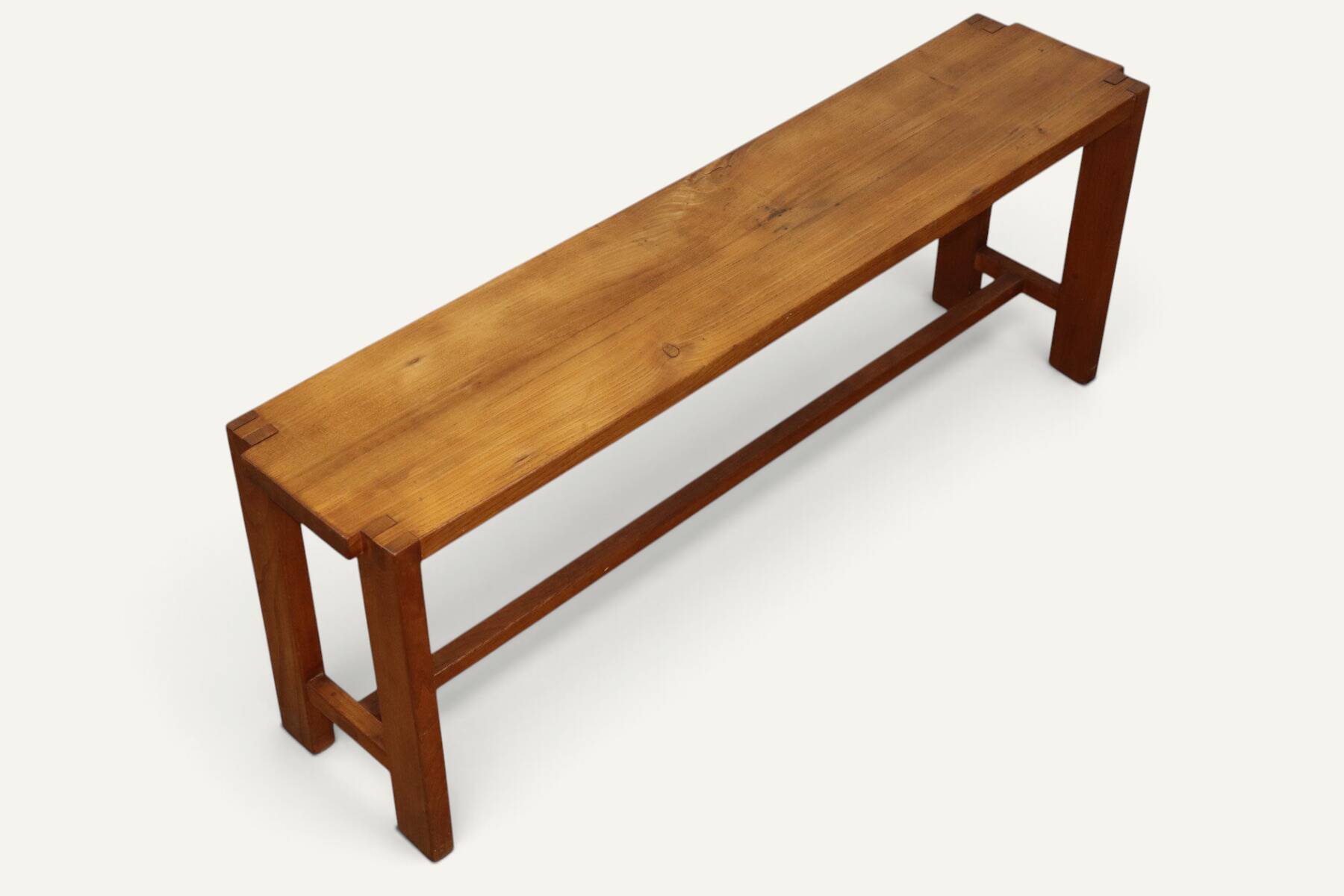 S09 bench in solid oak by Pierre Chapo – 1970s