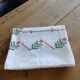 Old embroidered tablecloth