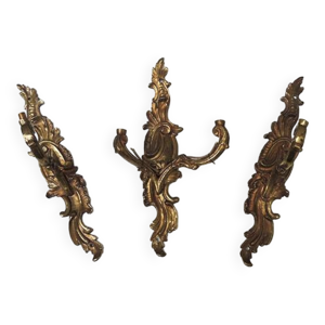 3 anciennes Appliques