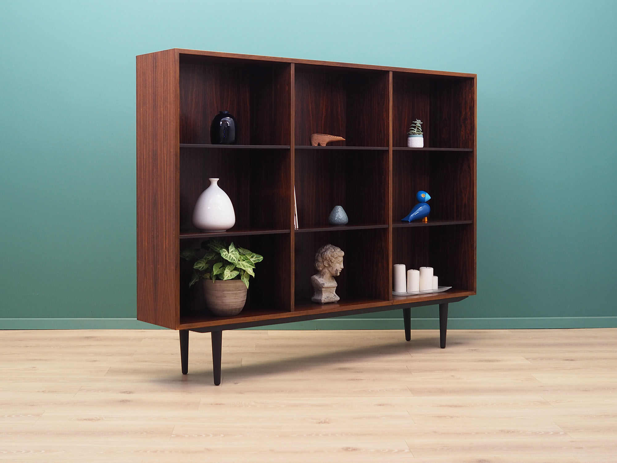 Rosewood bookcase, Danish design, 1960s, manufactured by Duba Møbelindustri
