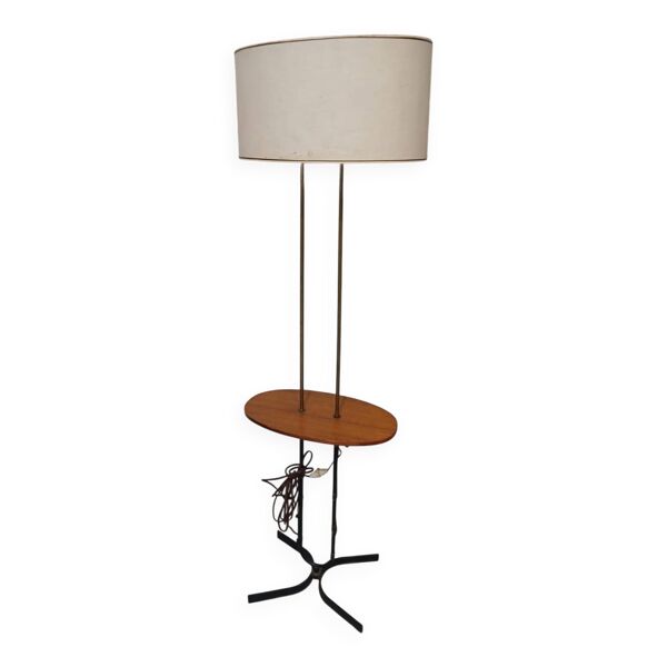 Lampadaire-guéridon moderniste à double fût – Années 50/60 — Beyit