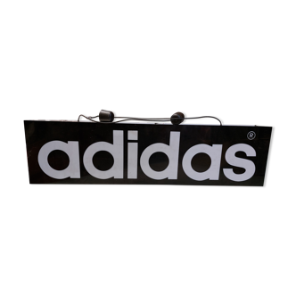 Enseigne lumineuse rectangulaire adidas