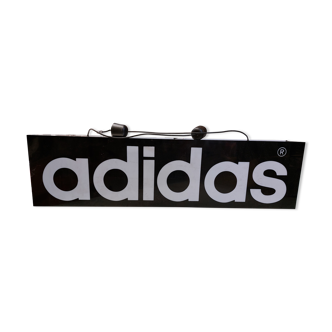 Rectangular illuminated sign adidas