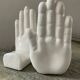Pair of ceramic hand bookends from the 70s