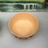 Set of 6 stackable salad bowls with foral pattern from the 50s/60s