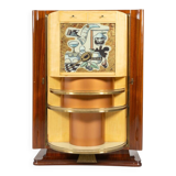 Mid-century modern bar cabinet by Paolo Buffa, 1950s.