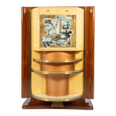 Meuble de bar moderne du milieu du siècle par Paolo Buffa, années 1950