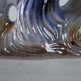 Italian ceramic sculpture 2 peacocks, 1960s