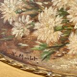 Showcase in gilded wood Louis XVI style