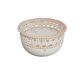 Wooden Bowl with Rattan Details - Set of 3