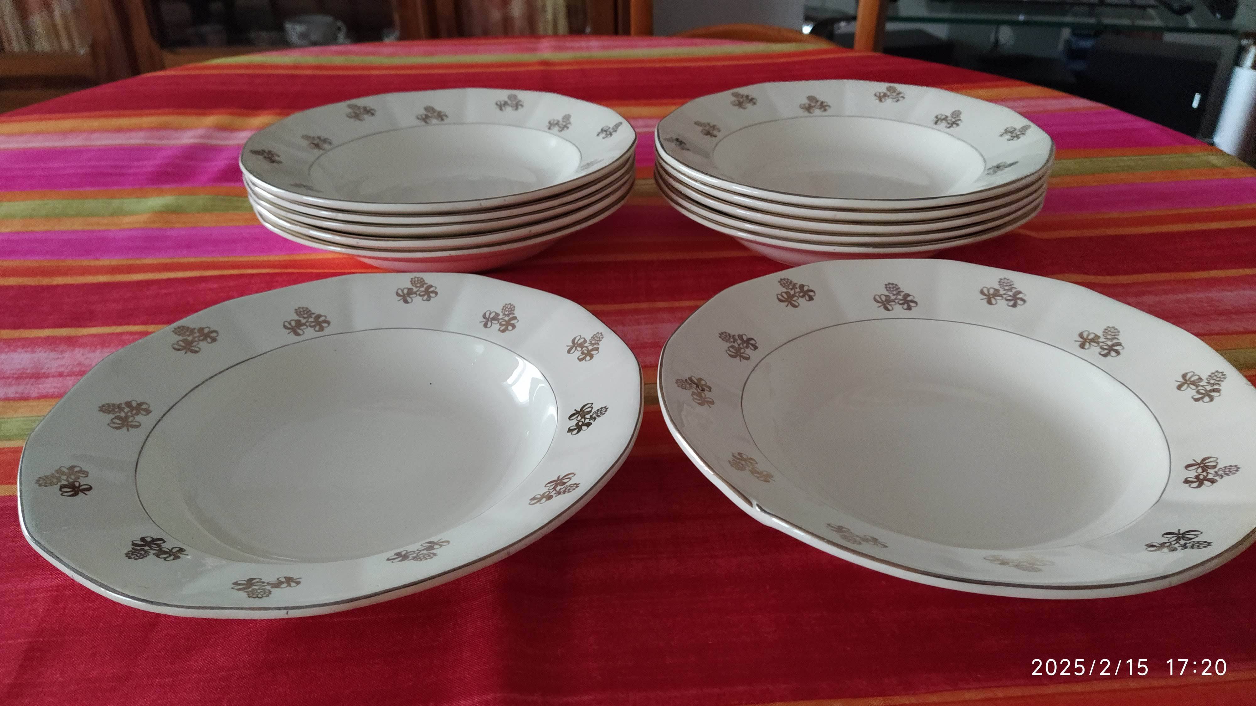 Sarreguemines soup plates