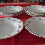Assiettes creuses sarreguemines