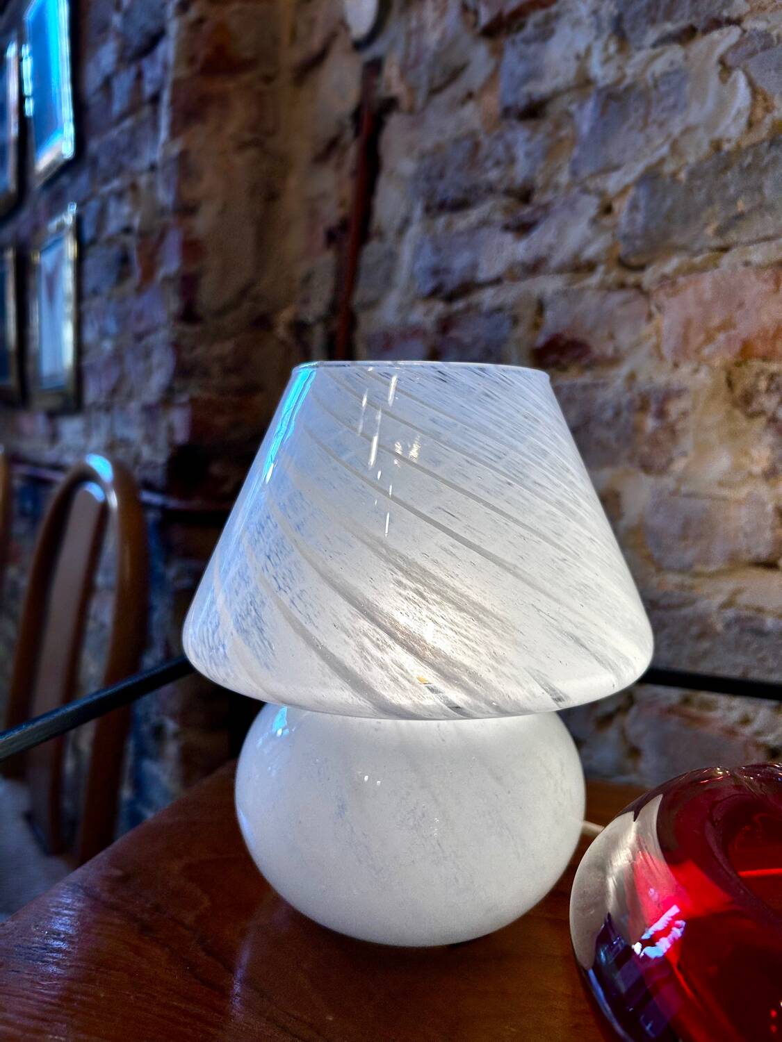 Murano mushroom lamp 1970