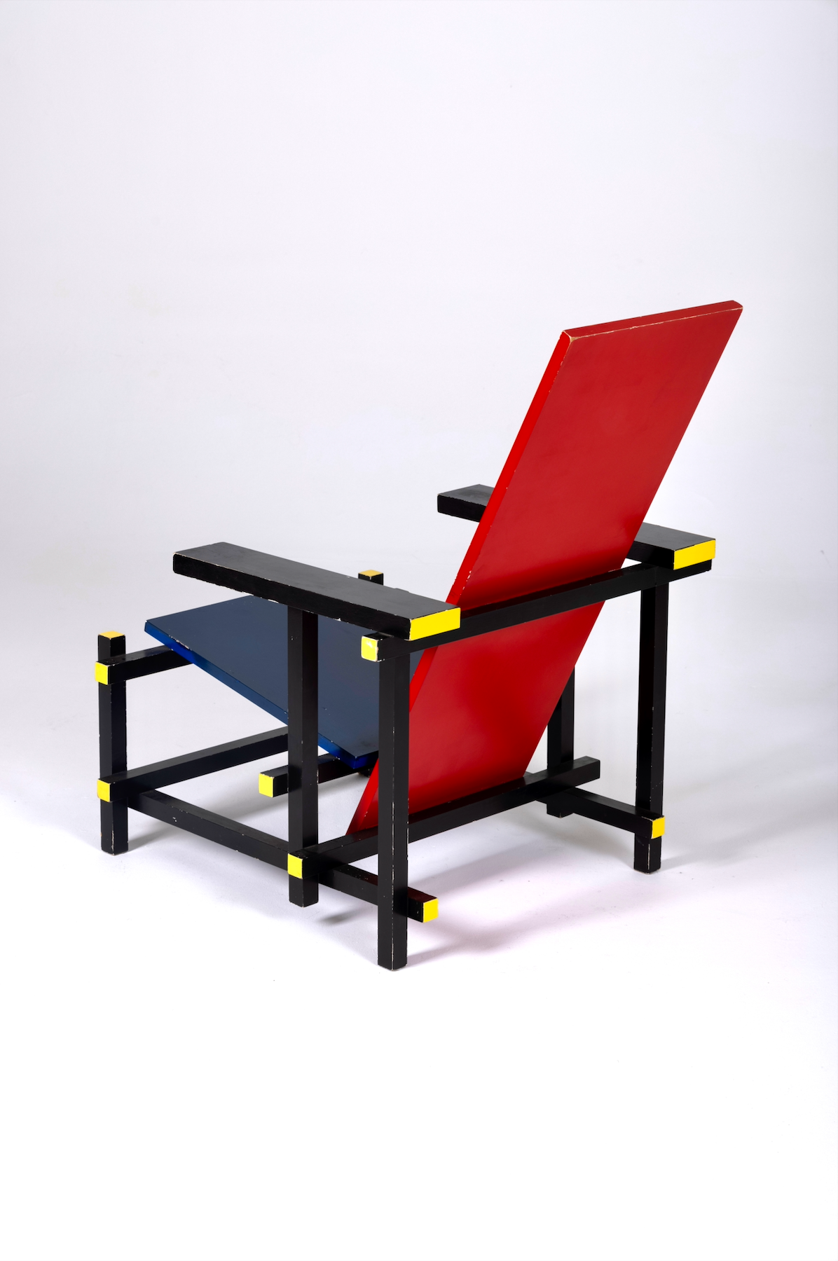 Armchair "Rouge Bleu" Bauhaus spirit, 1970s