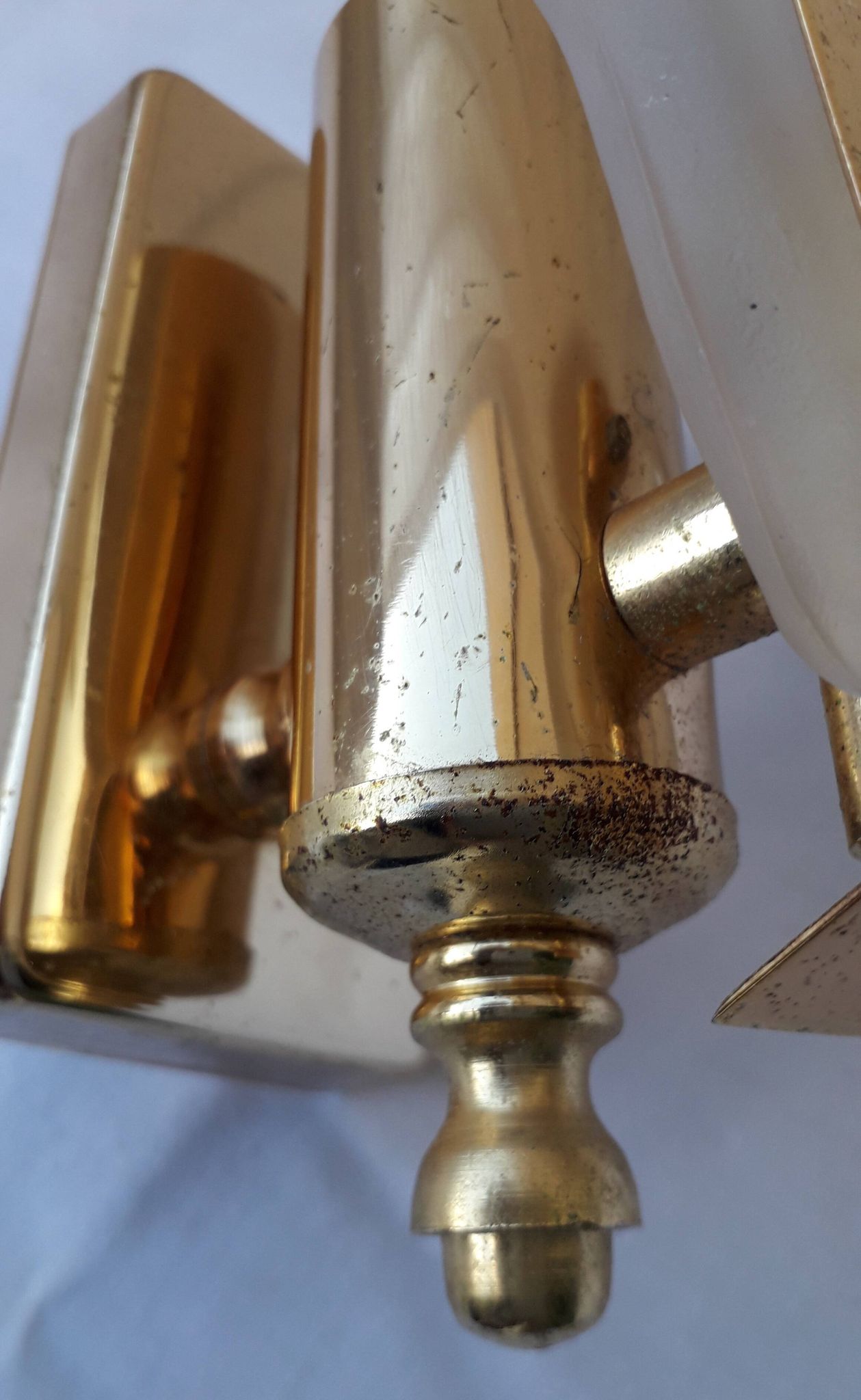 Applique coquillage en verre
