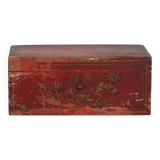 Ancient oriental chest in garnet red (circa 1900) #36