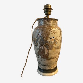 Lampe vase japonais du 19eme