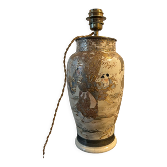 Lampe vase japonais du 19eme