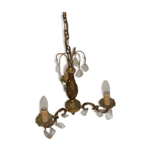 lustre baroque en bronze