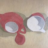 Still life in the dishes