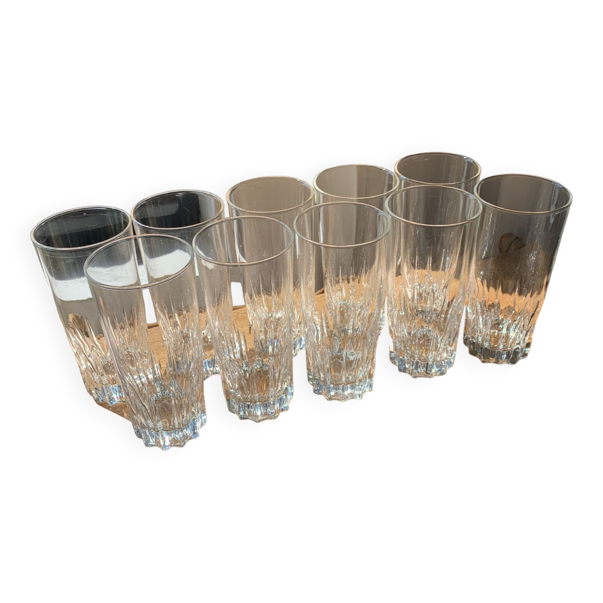 10 verres apéritifs soda