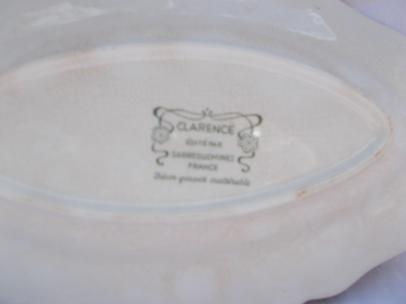 Small dish Sarreguemines