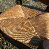 Mulched braided low chair